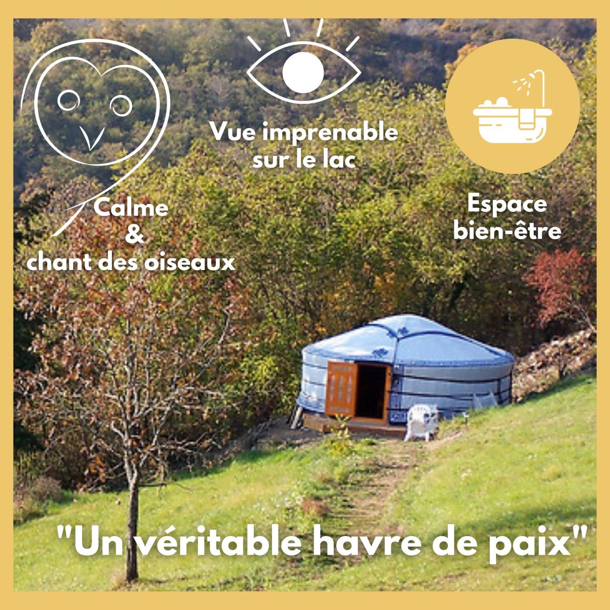 Les Yourtes O Fil 2 L'Eau Saint-Jean-Saint-Maurice-sur-Loire Exterior foto